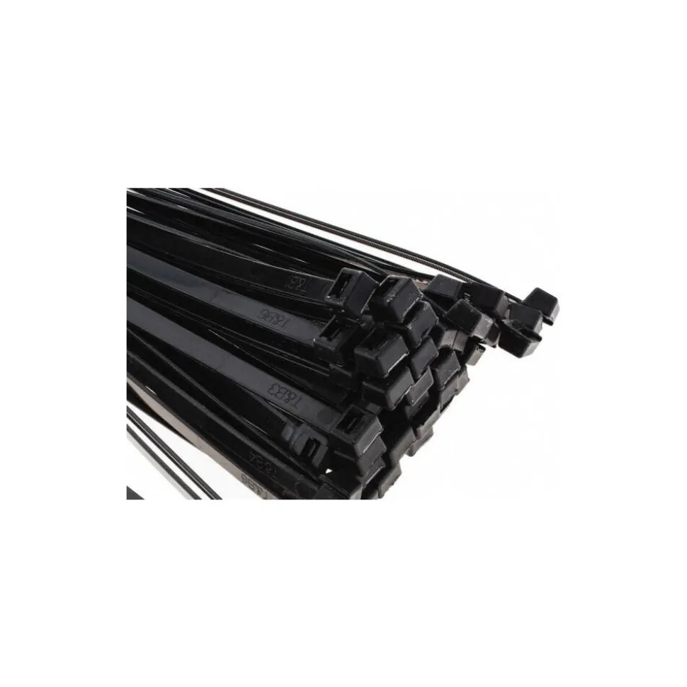 Standard Cable Tie: 24" Long, Black, Nylon