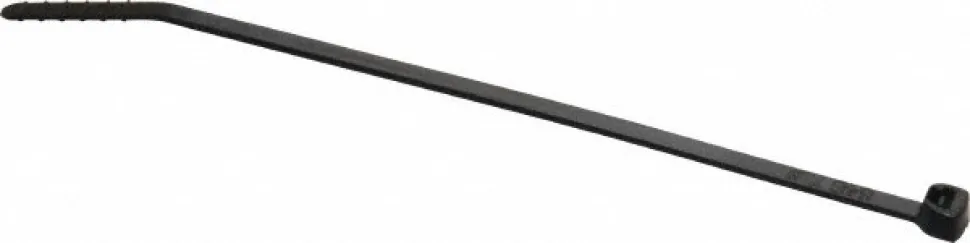Standard Cable Tie: 4" Long, Black, Nylon