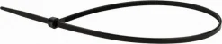 Standard Cable Tie: 11.4" Long, Black, Nylon