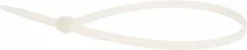 Standard Cable Tie: 11" Long, Natural, Nylon