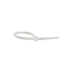 Standard Cable Tie: 4-1/8" Long, Natural, Nylon