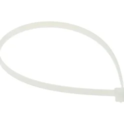 Standard Cable Tie: 10.968" Long, Natural, Nylon