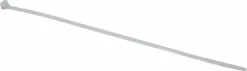 Standard Cable Tie: 13.4" Long, Natural, Nylon
