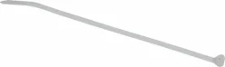 Standard Cable Tie: 5-1/2" Long, Natural, Nylon