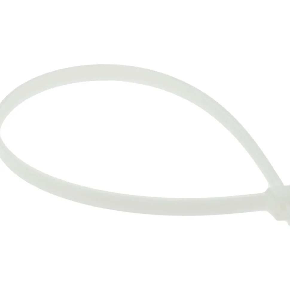 Standard Cable Tie: 14" Long, Natural, Nylon
