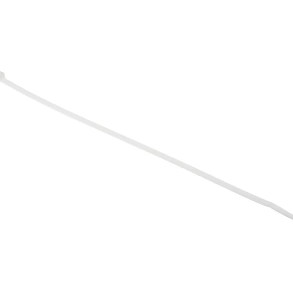 Standard Cable Tie: 8-7/8" Long, Natural, Nylon