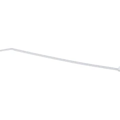 Standard Cable Tie: 6.187" Long, Natural, Nylon