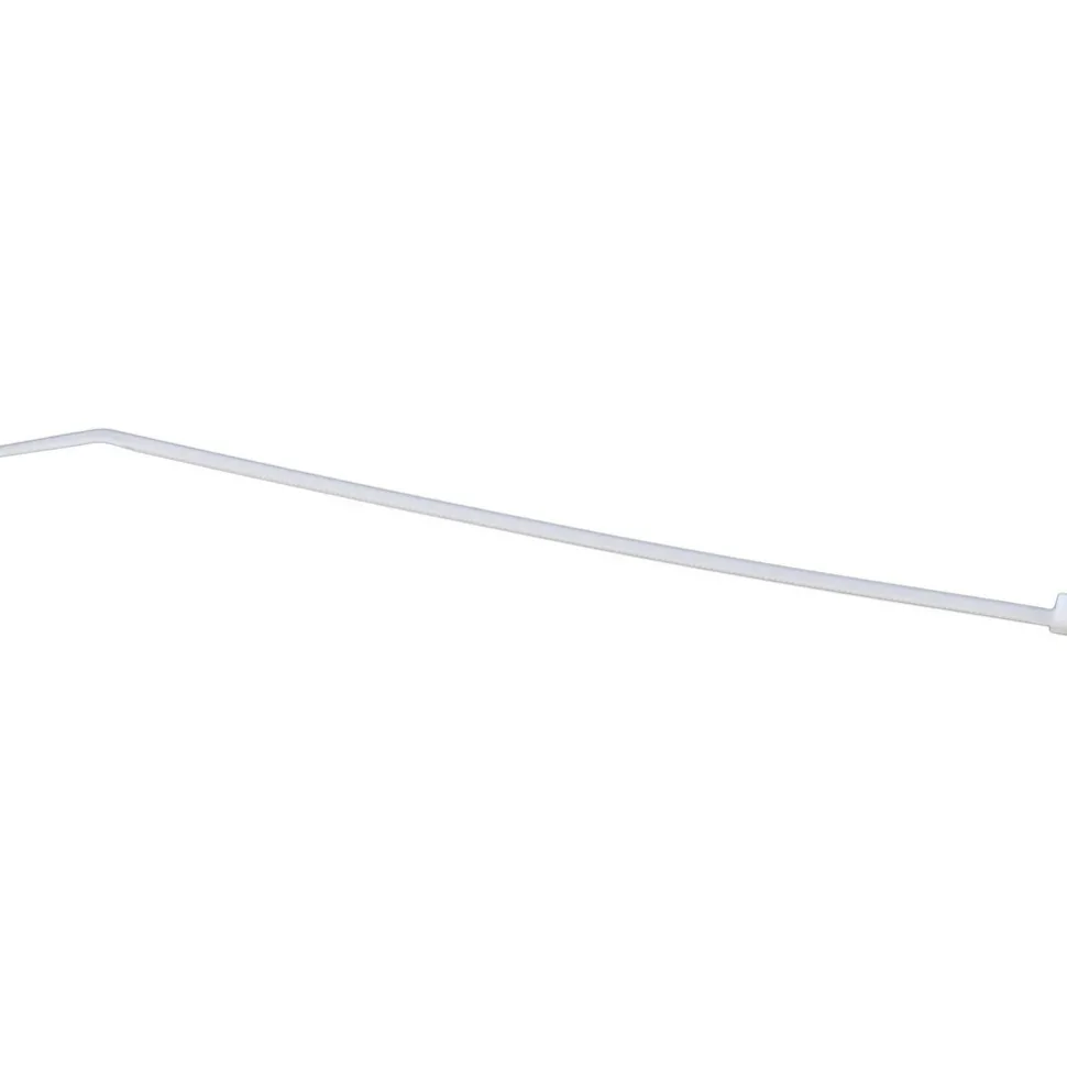 Standard Cable Tie: 6.187" Long, Natural, Nylon