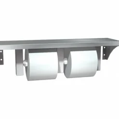 Standard Double Roll Stainless Steel Toilet Tissue Dispenser
