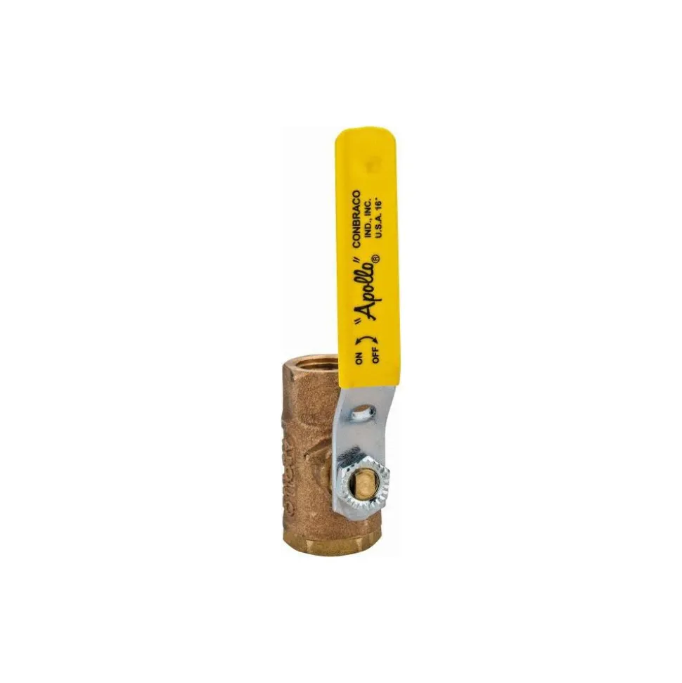 Standard Manual Ball Valve: 1/2" Pipe, Standard Port