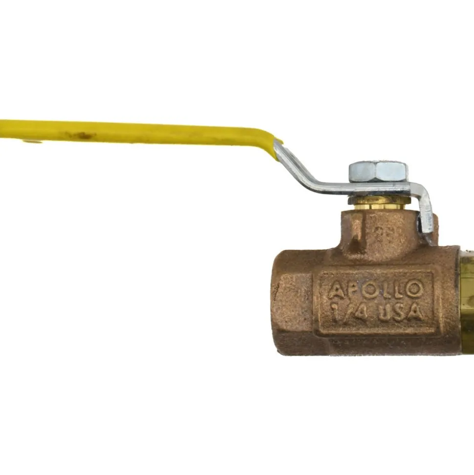 Standard Manual Ball Valve: 1/4" Pipe, Standard Port