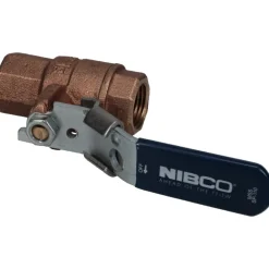 Standard Manual Ball Valve: 1/2" Pipe, Full Port