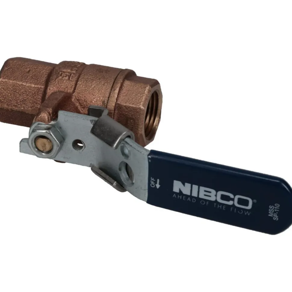 Standard Manual Ball Valve: 1/2" Pipe, Full Port