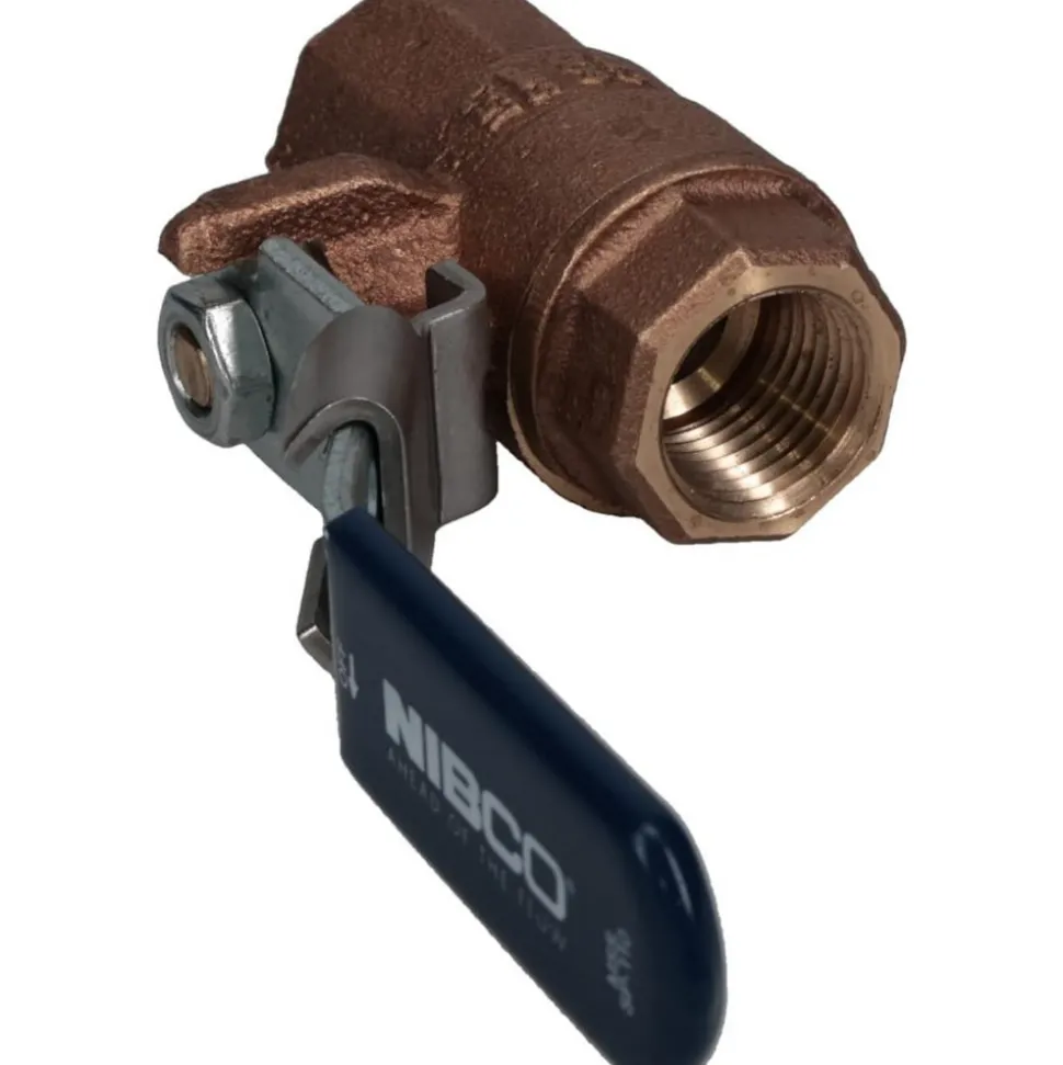 Standard Manual Ball Valve: 1/2" Pipe, Full Port
