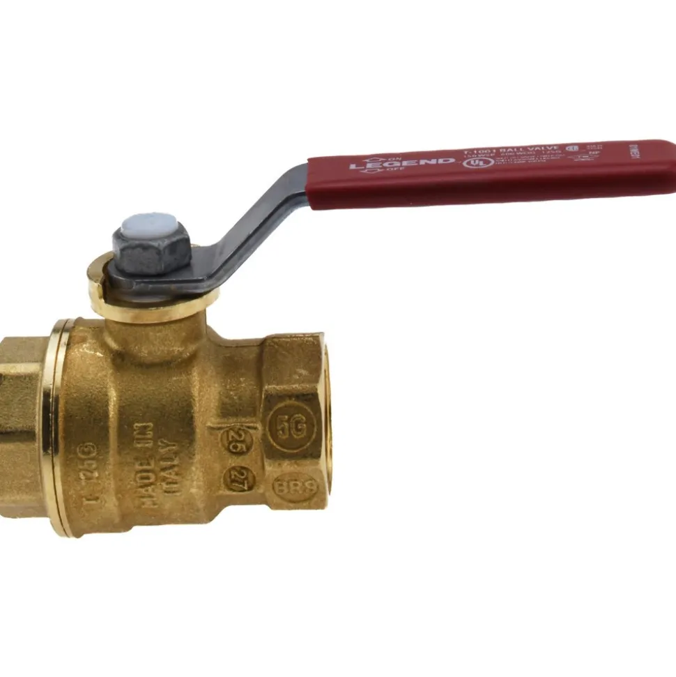 Standard Manual Ball Valve: 3/4" Pipe, Full Port