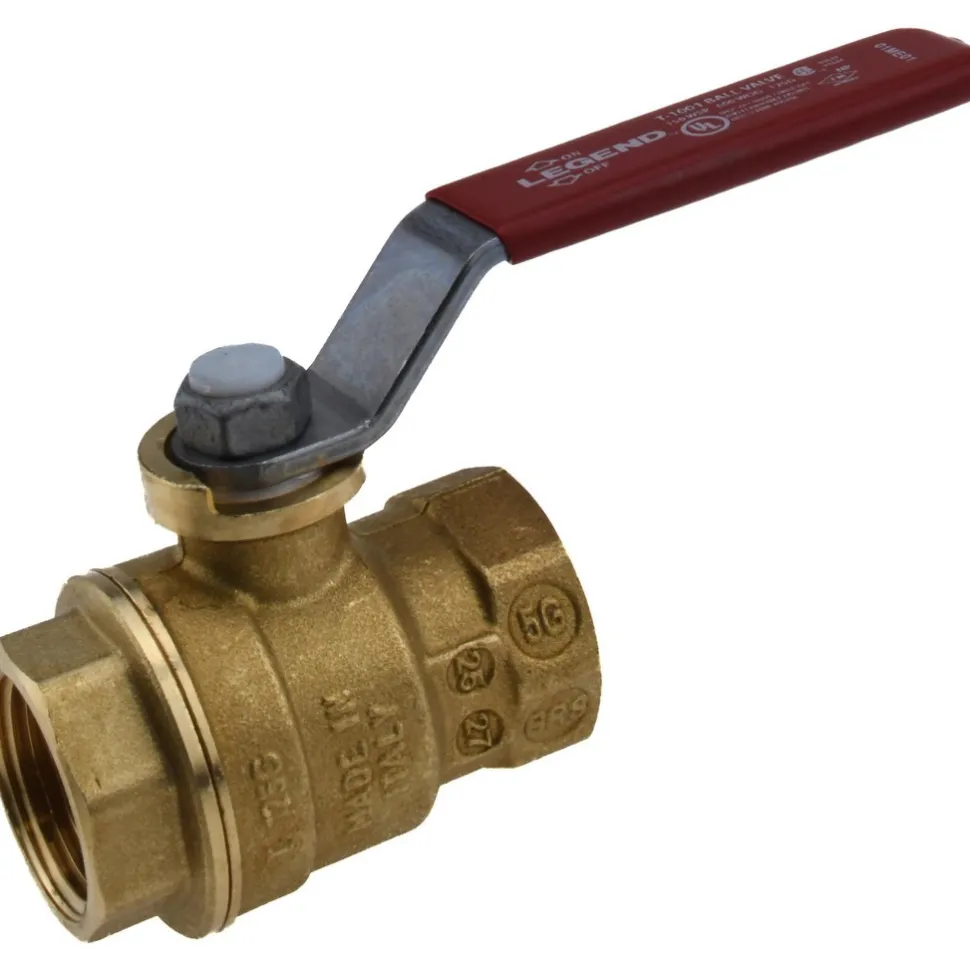 Standard Manual Ball Valve: 3/4" Pipe, Full Port