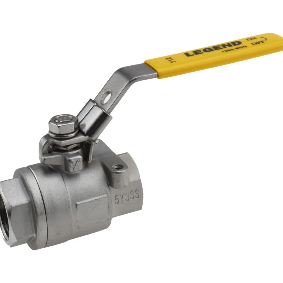 Standard Manual Ball Valve: 3/4" Pipe, Full Port