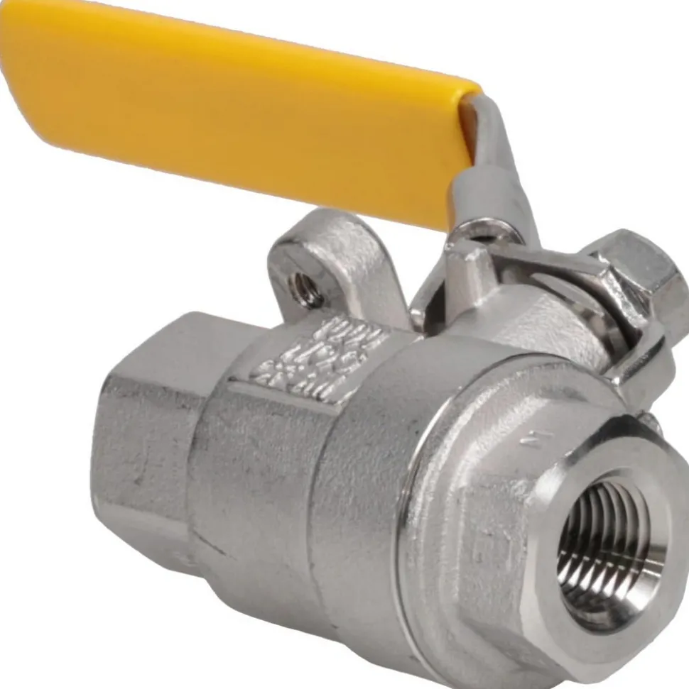 Standard Manual Ball Valve: 1/4" Pipe, Full Port