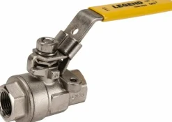 Standard Manual Ball Valve: 3/8" Pipe, Full Port