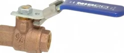 Standard Manual Ball Valve: 3/8" Pipe, Full Port
