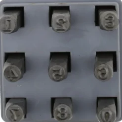 Standard Stamp Set: 3/16" Character, 9 pc