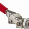 Standard Straight Line Action Clamp: 300 lb Load Capacity, 1.5" Plunger Travel, Mounting Plate Base, Carbon Steel