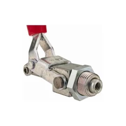 Standard Straight Line Action Clamp: 300 lb Load Capacity, 1.5" Plunger Travel, Mounting Plate Base, Carbon Steel