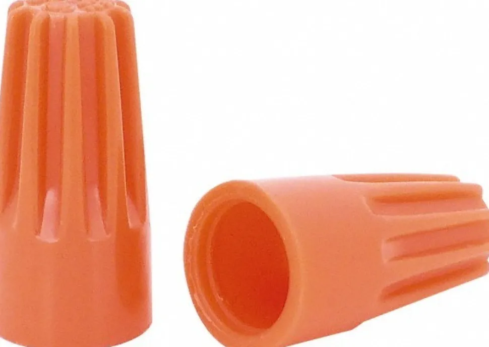 Standard Twist-On Wire Connector: Orange, Flame-Retardant