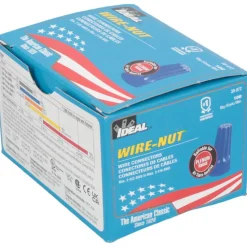 Standard Twist-On Wire Connector: Blue, Flame-Retardant, 2 AWG