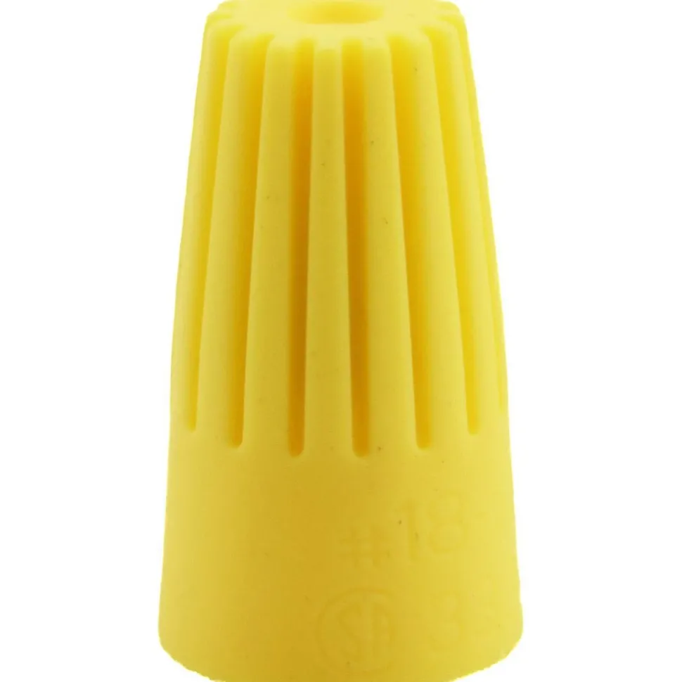 Standard Twist-On Wire Connector: Yellow, Corrosion-Resistant,