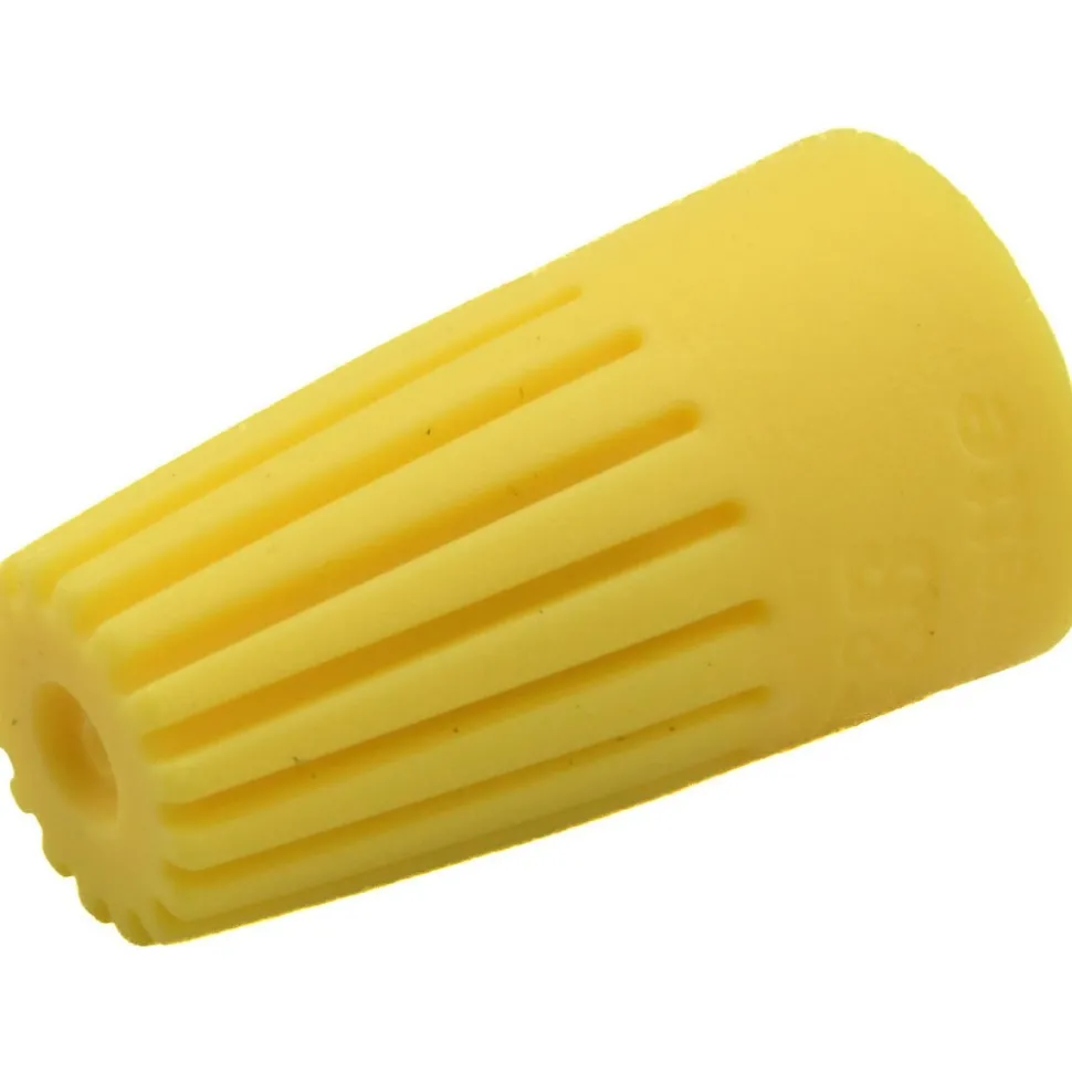 Standard Twist-On Wire Connector: Yellow, Corrosion-Resistant,