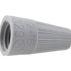 Standard Twist-On Wire Connector: Gray, Corrosion-Resistant,