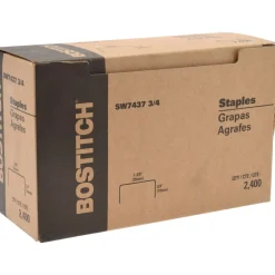 Steel Crown Staple: Flat Style, 0.75