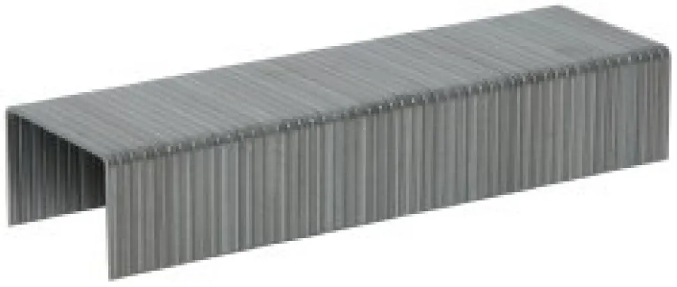 Steel Crown Staple: Flat Style, 1.375" Crown Width, 3/4" Leg Length