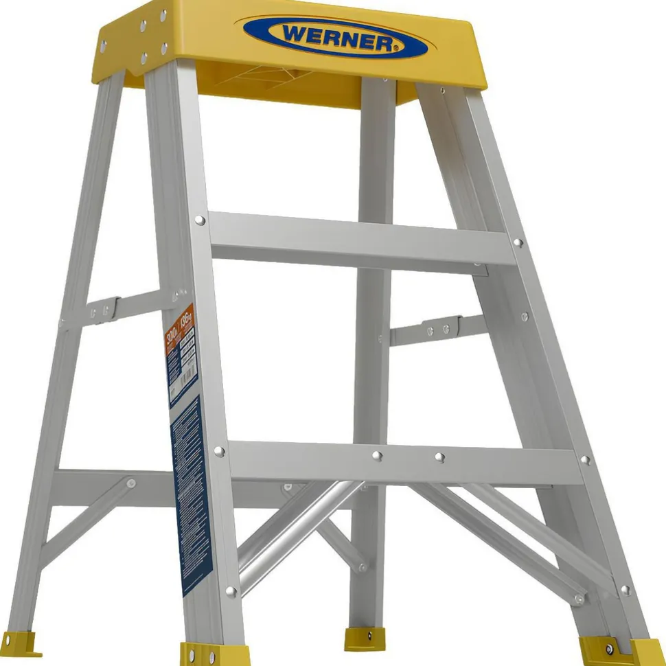 2 Step Aluminum Step Ladder: Type IA