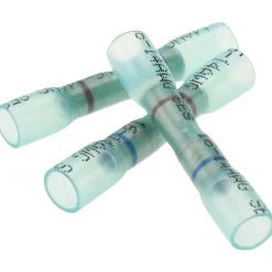 Step-Down Terminal: Crimp-On & Seal, Blue, 16-14 to 22-18 AWG, Fully Insulated, Heat Shrink & Polyolefin