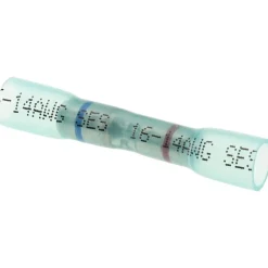 Step-Down Terminal: Crimp-On & Seal, Blue, 16-14 to 22-18 AWG, Fully Insulated, Heat Shrink & Polyolefin