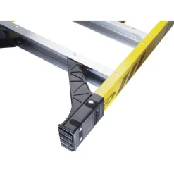 3 Step Fiberglass Foldable Step Ladder: Type IAA 375 lb Capacity 4' Height