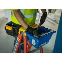 5 Step Fiberglass Foldable Step Ladder: Type IA 300 lb Capacity 6' Height