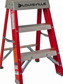 2 Step Fiberglass Step Ladder: Type IA