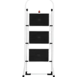 3 Step Steel Foldable Step Ladder: Type IA 330 lb Capacity