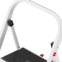 3 Step Steel Foldable Step Ladder: Type IA 330 lb Capacity
