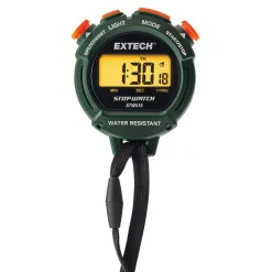 Stopwatches; Type: Digital Stopwatch; Accuracy: +/-3; Power Source: Battery; Elapsed Time: Yes; Snooze Alarm: Yes; Split Time: Yes; Water-resistance: Yes; Includes: CR2032 battery and 39" (1 m) snap-away neckstrap; Functions: Elapsed Timer, Split Time, and Two Competitor Timer; Back Lit: Yes
