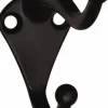 Storage Hook: 2-3/4" Projection, 35 lb Load Capacity, Die Cast Zinc