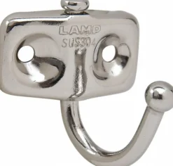 Storage Hook: 1-27/64" Projection, Stainless Steel