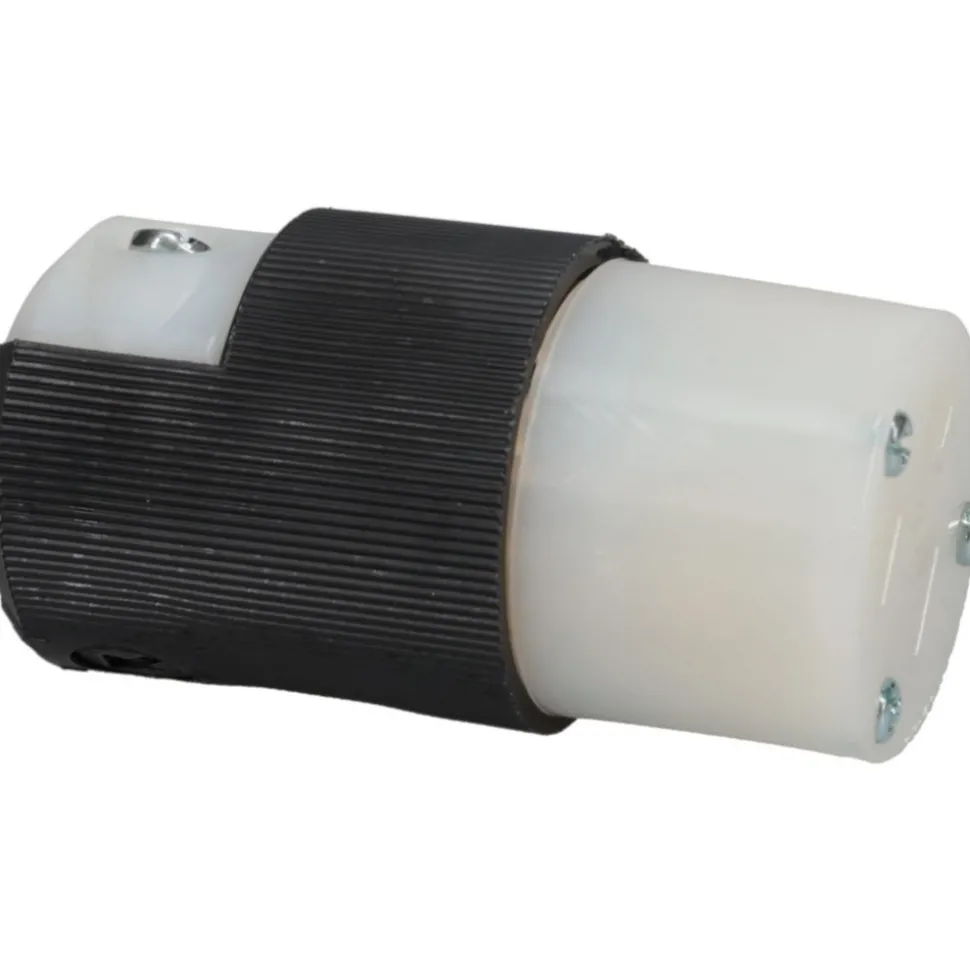 Straight Blade Connector: 5-15R, 125VAC, Black & White