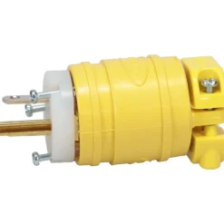 Straight Blade Plug: Commercial, 5-15P, 125VAC, Yellow