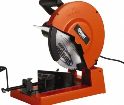 Straight Chop & Cut-Off Saw: 14" Blade Dia, 1" Arbor Hole, 1,300 RPM