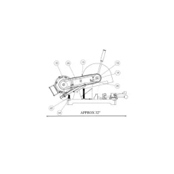 Straight Chop & Cut-Off Saw: 10" Blade Dia, 5/8" Arbor Hole, 3 hp, 3,450 RPM