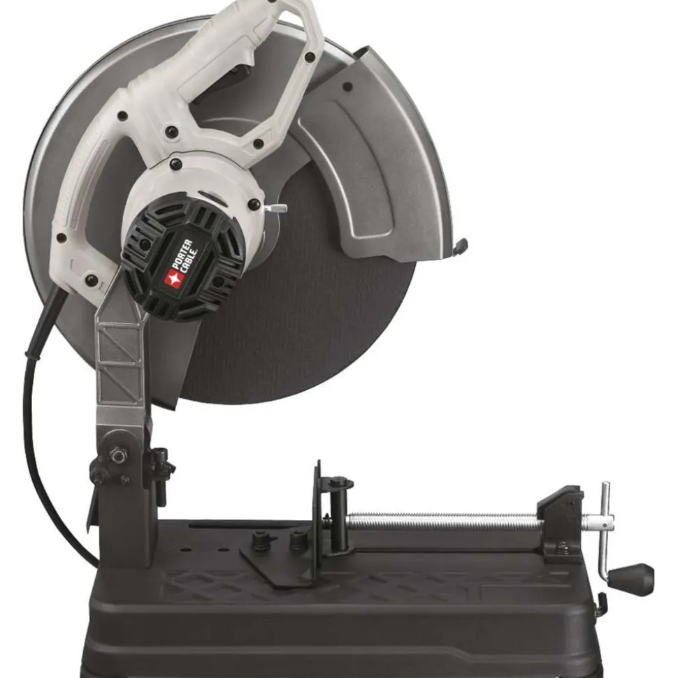 Straight Chop & Cut-Off Saw: 14" Blade Dia, 1" Arbor Hole, 4 hp, 3,800 RPM